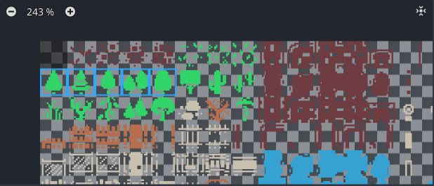 Selecting tree tilemap