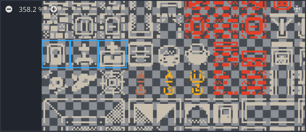 Selecting tombstone tilemap